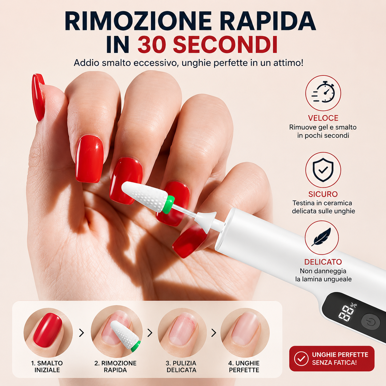 Flex™ - Rimozione smalto unghie